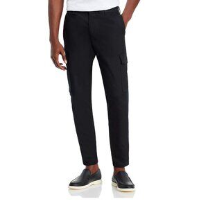 Hugo Boss Men's BOSS Kaiton Cargo Pocket Pants Performance Tech Stretch Black